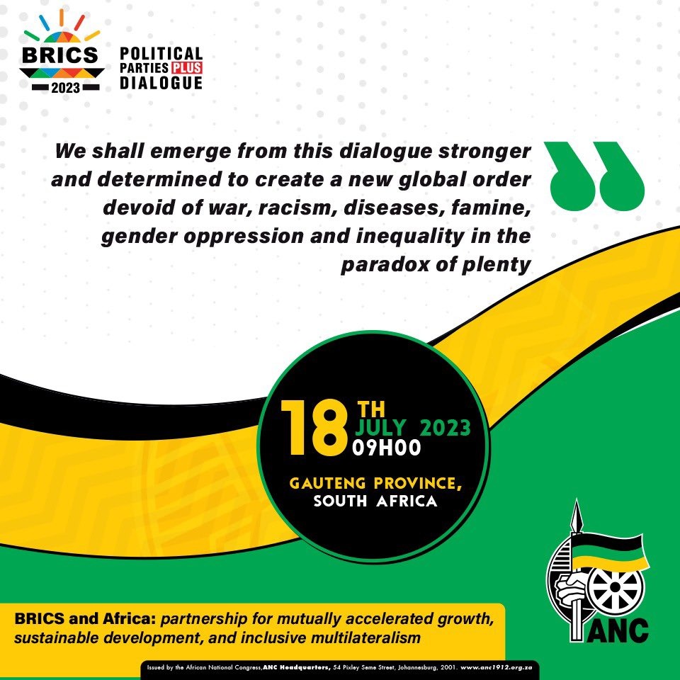Brics Political Parties Dialogue Anc Brics Political Parties Dialogue Anc